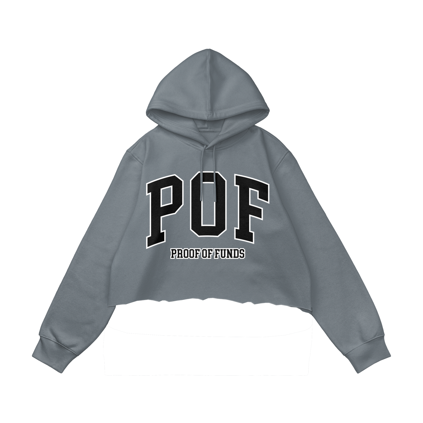PROOF OF FUNDS CROP HOODIE