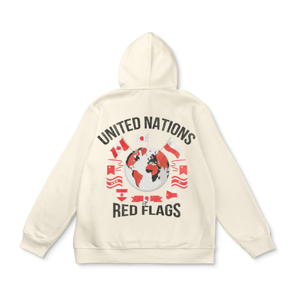 UNITED NATIONS OF RED FLAGS HOODIE
