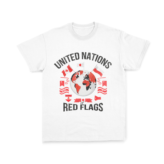 UNITED NATIONS OF RED FLAGS TEE